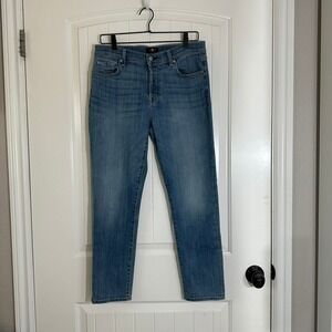 7 For All Mankind Josephina Straight High‎ Rise Blue Jeans Womens Size 29
